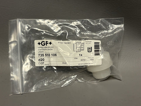 NEW GEORGE FISCHER +GF+  PN16 PVDF Manchon Union 735 510 106 Sygef Standard