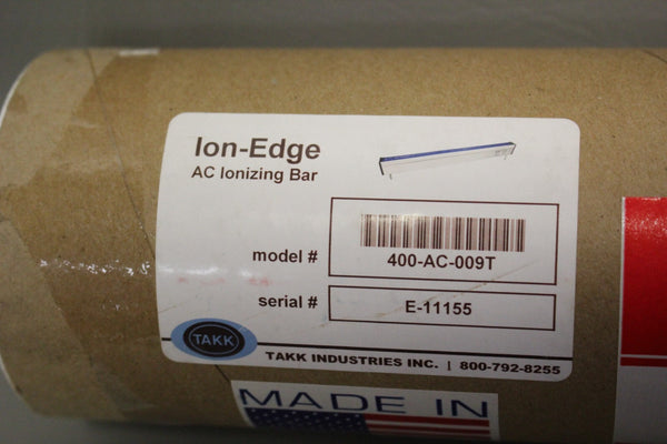 NEW TAKK ION-EDGE AC IONIZING BAR  STATIC ELIMINATOR 400-AC-009T