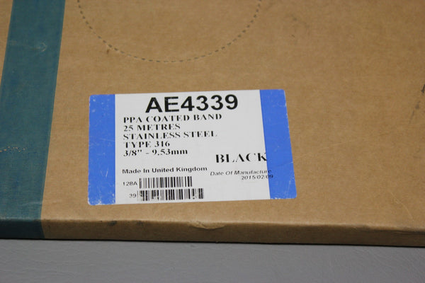 NEW BOX OF 100FT BAND-IT 201 STAINLESS STEEL BAND 3/4" .030 THICK BA206