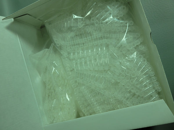 NEW FISHER PCR TUBE STRIP OF 8 W/ CAP 0.25 ML FLAT CAP 14230215 QTY 250