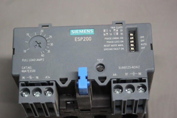 NEW SIEMENS SOLID STATE OVERLOAD RELAY 48ATE3S00 3UB8123-4EW2