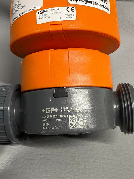 GEORG FISCHER  PNEUMATICALLY ACTUATED VALVE #8 WITH 199190305 POSITION INDICATOR