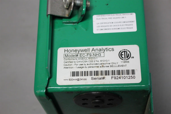 HONEYWELL NH3 (AMONIA) SENSOR IN ENCLOSURE EC-F9-NH3