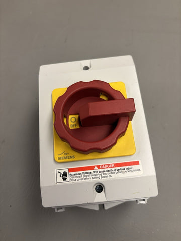 SIEMENS 3LD2264-1GP53-0US2 SWITCH DISCONNECTOR