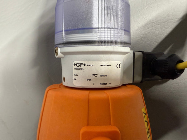 GEORG FISCHER  PNEUMATICALLY ACTUATED VALVE #1 WITH 199190305 POSITION INDICATOR