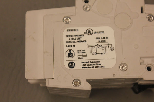 ALLEN BRADLEY 1489-M BREAKER MODULE