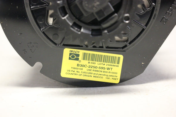 NEW BRADY INUSTRIAL VINYL LABELS 2.25 INCH WHITE  B30C-2250-595-WT