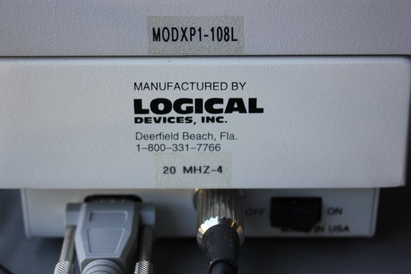 LOGICAL DEVICES XPRO DESKTOP PROGRAMMING SYSTEM M0DXP1-108L W/ POWER & CABLES