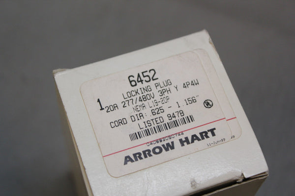 NEW LOT OF 2 ARROWHART 6452 LOCKING PLUGS