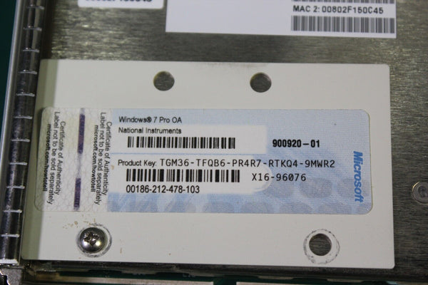 NATIONAL INSTRUMENTS EMBEDDED CONTROLLER  PXIe-8135