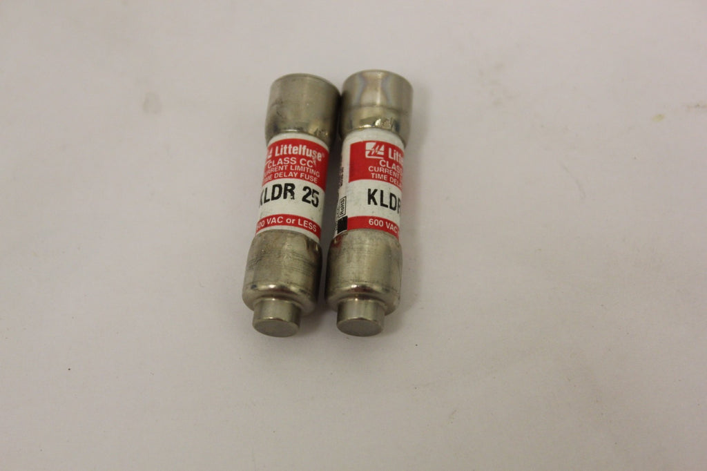 Lot 2 Littlefuse KLDR 25 Time Delay Fuse Fuses
