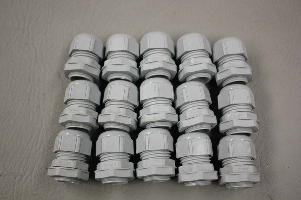 LOT OF 15 LAPP KABEL SKINTOP  W/OUT BLACK WASHER 7042-204