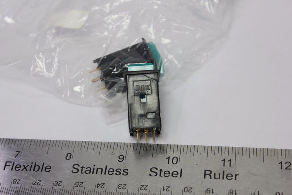  Oak Green Pushbutton Switch  6610-72137-2107