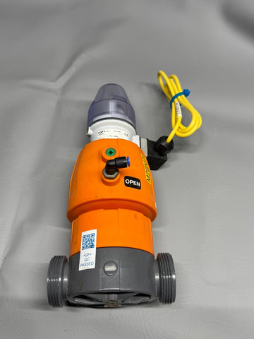 GEORG FISCHER  PNEUMATICALLY ACTUATED VALVE #2 WITH 199190305 POSITION INDICATOR