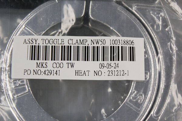 NEW MKS TOGGLE FLANGE CLAMP NW50 100318806