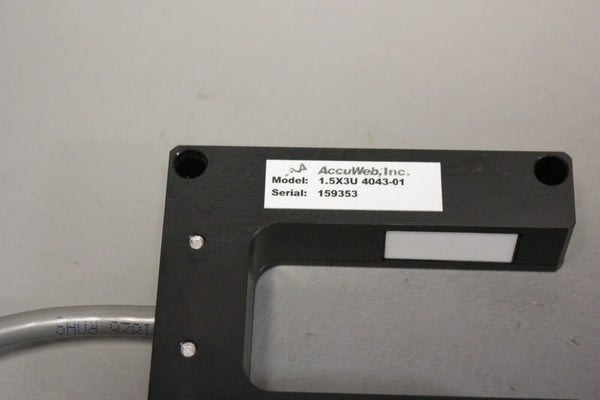 UNUSED ACCUWEB POINT SOURCE EDGE DETECTION SENSOR 1.5X3U 4043-01