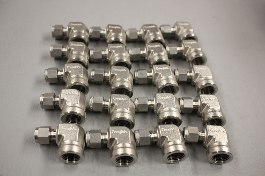 NEW SWAGELOK FITTING LOT OF 20 SS-400-8-6