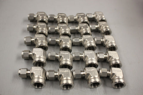 NEW SWAGELOK FITTING LOT OF 20 SS-400-8-6