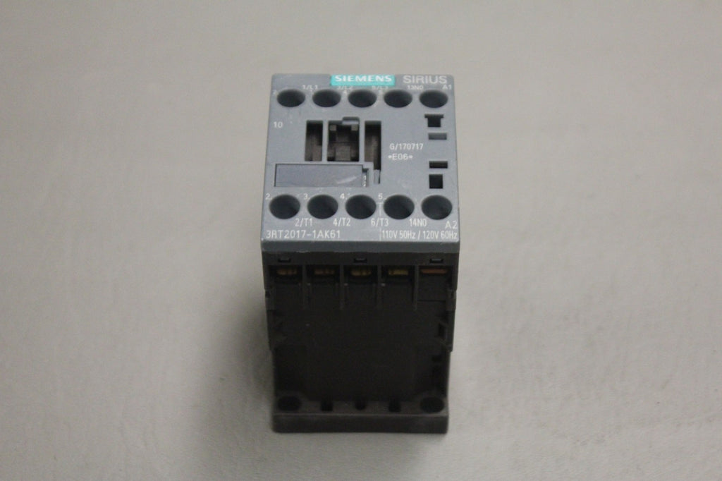 SIEMENS 3RT2017-1AK61 POWER CONTACTOR