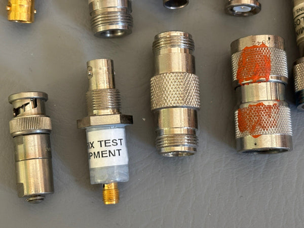 LOT OF 9 Pasternack, Pomona,  SMA Male Adaptors, Minimum Loss Pad, Terminator