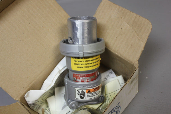 NEW APPLETON ALUMINUM 30A POWERTITE PIN & SLEEVE PLUG ACP3034BC