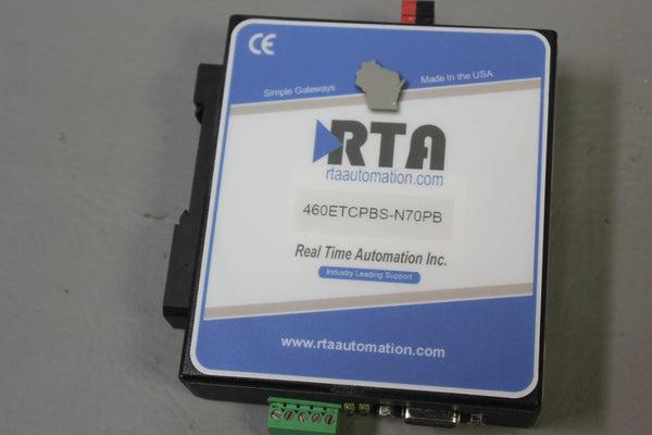 REALTIME AUTOMATION PROTOCOL GATEWAY 460ETCPBS-N70PB