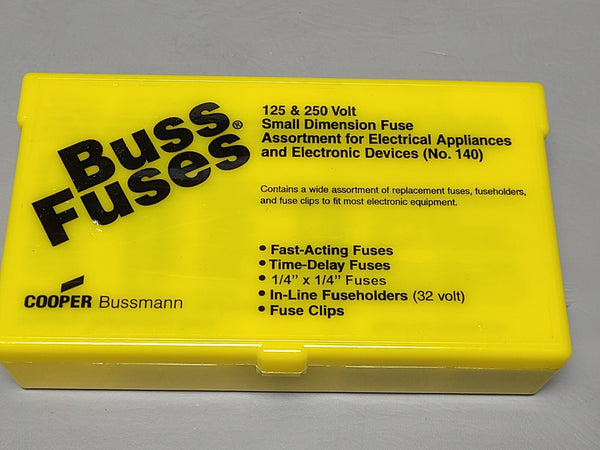 LOT OF NEW BUSS SMALL DIMENSION FUSES ABC/MTH/AGC/MDA/MDQ/MDL 125V & 250V