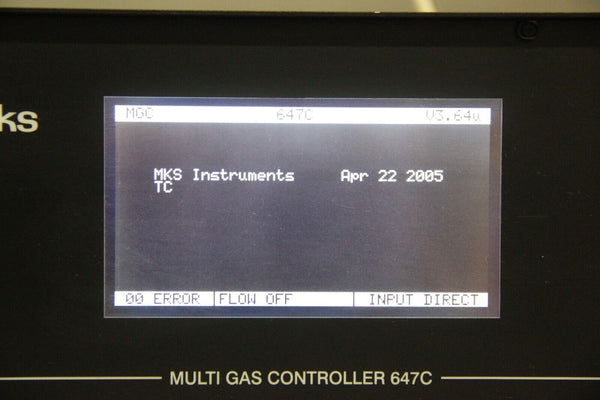 MKS 647C MULTIGAS CONTROLLER 647C-8-R-0-N