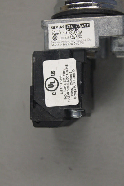 SIEMENS OIL TIGHT PILOT LIGHT 52PL4EX 52AAFD2Y