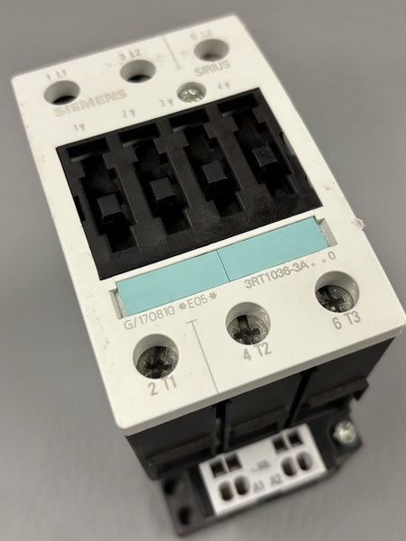 UNUSED SIEMENS POWER CONTACTOR 3RT1036-3AK60