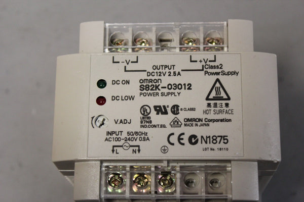 OMRON S82K-03012 POWER SUPPLY
