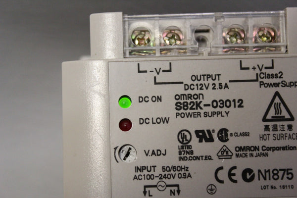 OMRON S82K-03012 POWER SUPPLY