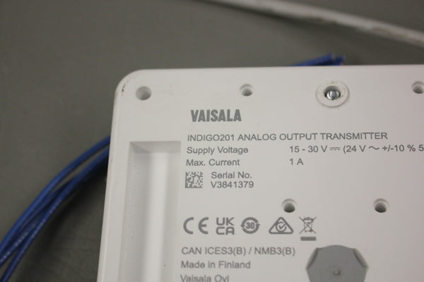 VAISALA  ANALOG OUTPUT TRANSMITTER INDIGO201 (SHORT CORD)