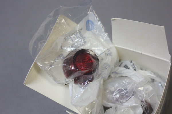 LOT OF 10 NEW ALLEN BRADLEY RED PILOT LIGHT LENSES 800T-N26R SER. C