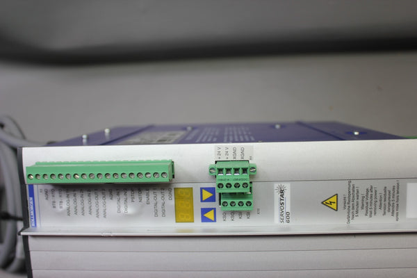 KOLLMORGEN SERVOSTAR 600 SERVO AMPLIFIER WITH I/O MODULE 614-AS S61401-EI
