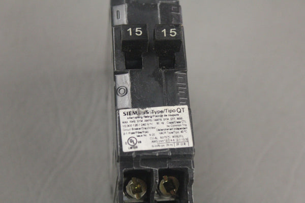 SIEMENS TWIN TANDEM CIRCUIT BREAKER Q1515