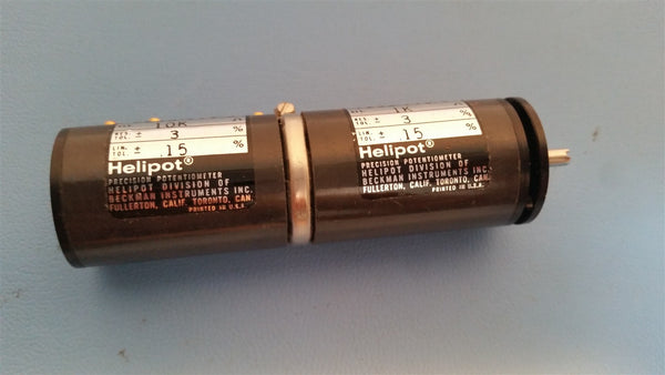  Beckman Helipot Dual Precision Potentiometer 10k & 1k 7233-119-3 Pot