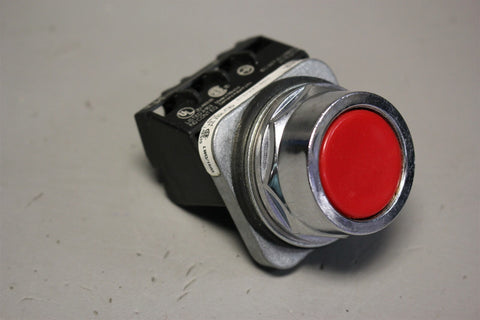 SIEMENS RED PUSH-BUTTON SWITCH 52PA8A2 W/52BAJ