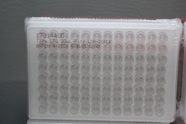 LOT OF 6 RAININ 17014400 LTS 20 UL LOW RETENTION TIPS LQR-20FLR