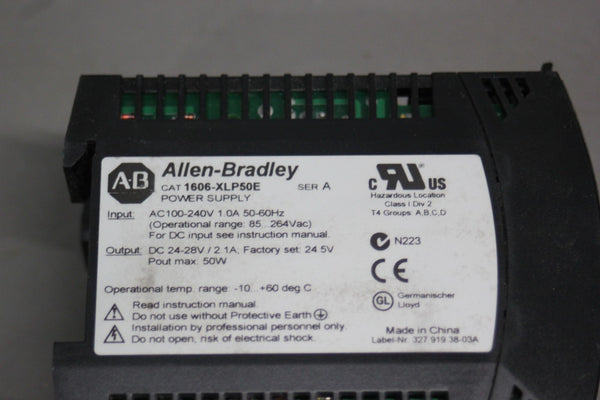 NEW ALLEN BRADLEY POWER SUPPLY  1606-XLP50E SER. A
