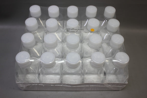 THERMO SCIENTIFIC SQUARE MEDIA BOTTLE PETG 500ML GRADUATED 20 PCS 322020-0500