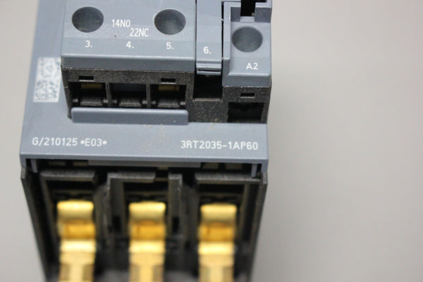 SIEMENS 3RT2035-1AP60 POWER CONTACTOR