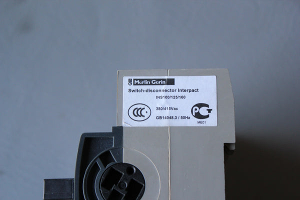 SCHNEIDER INTERPACT SWITCH DISCONNECTOR INS 125