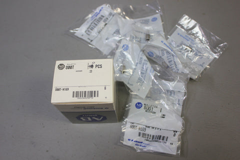 LOT OF 7 NEW ALLEN BRADLEY PILOT LIGHT LAMPS 800T-N169 B