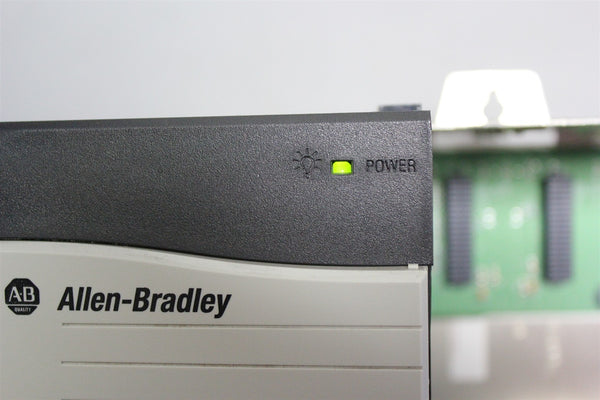 ALLEN BRADLEY CONTROLLOGIX 13 SLOT PLC CHASSIS W/ POWER SUPPLY 1756-A13/B PA75/B