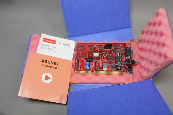 NEW SOHARD ARCNET ISA CARD SH ARC-ISA-KR A20040010 D-SUB BNC