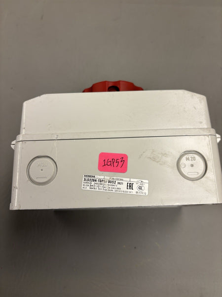 SIEMENS 3LD2264-1GP53-0US2 SWITCH DISCONNECTOR