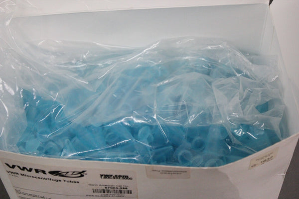 NEW BOX 500 VWR 1.7mL MICROCENTRIFUGE TUBES 87004-266