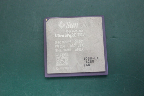 UNUSED SUN ULTRA SPARC III GOLD BGA D4016935 0407  SME 1603