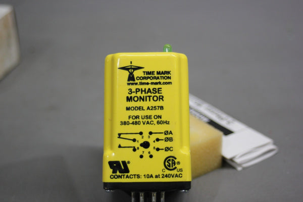 NEW TIME MARK 3 PHASE MONITOR A257B